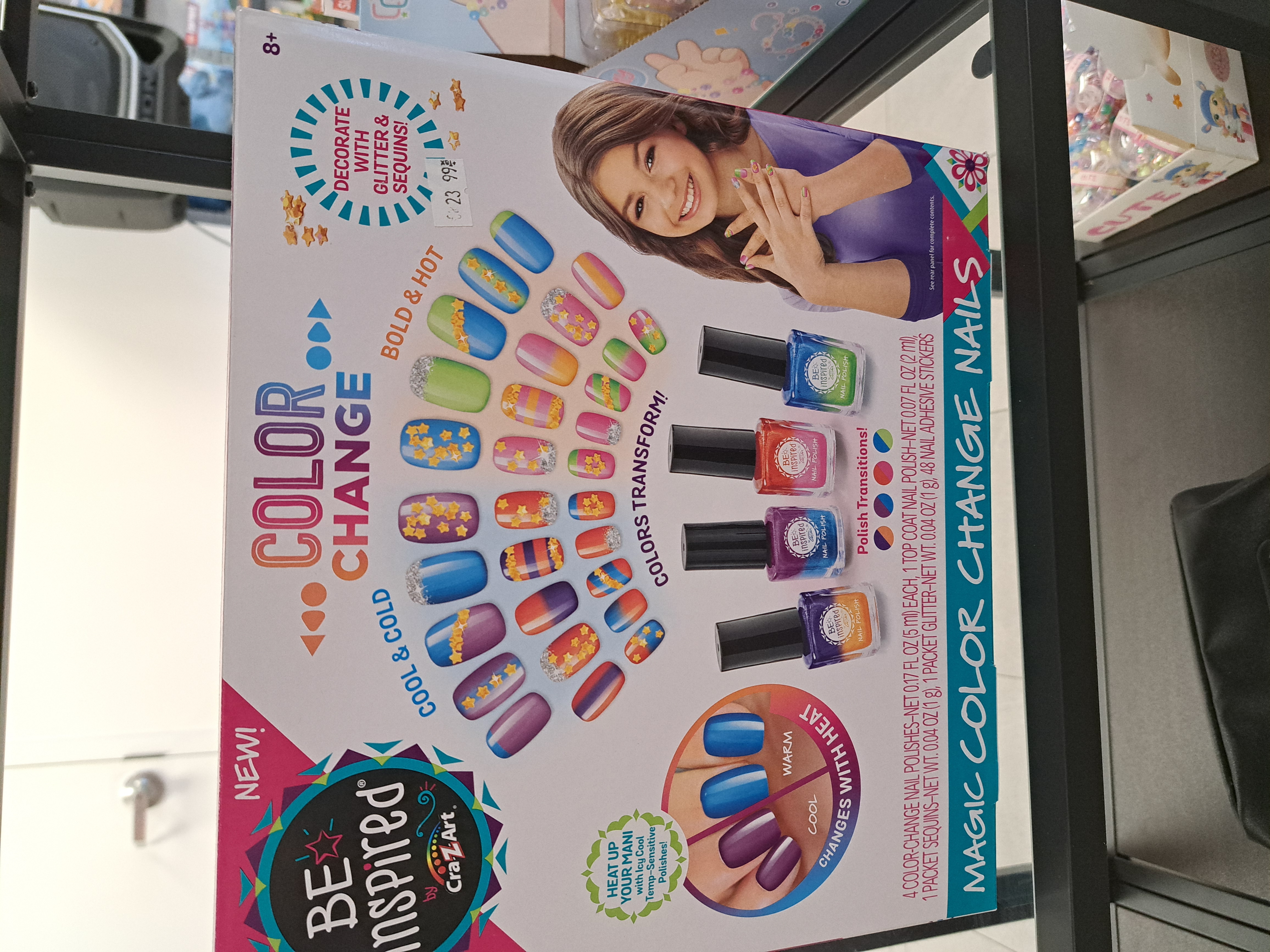 Ongles a changement de couleur